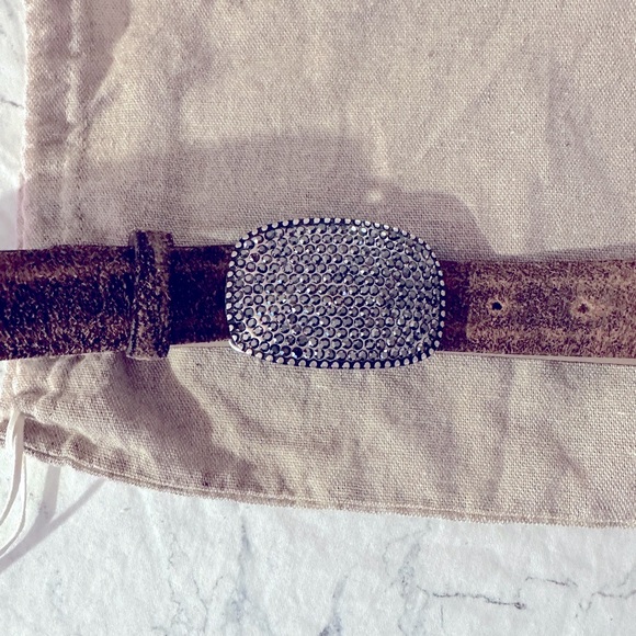 Abro distressed Swarovski crystals belt - Picture 3 of 4